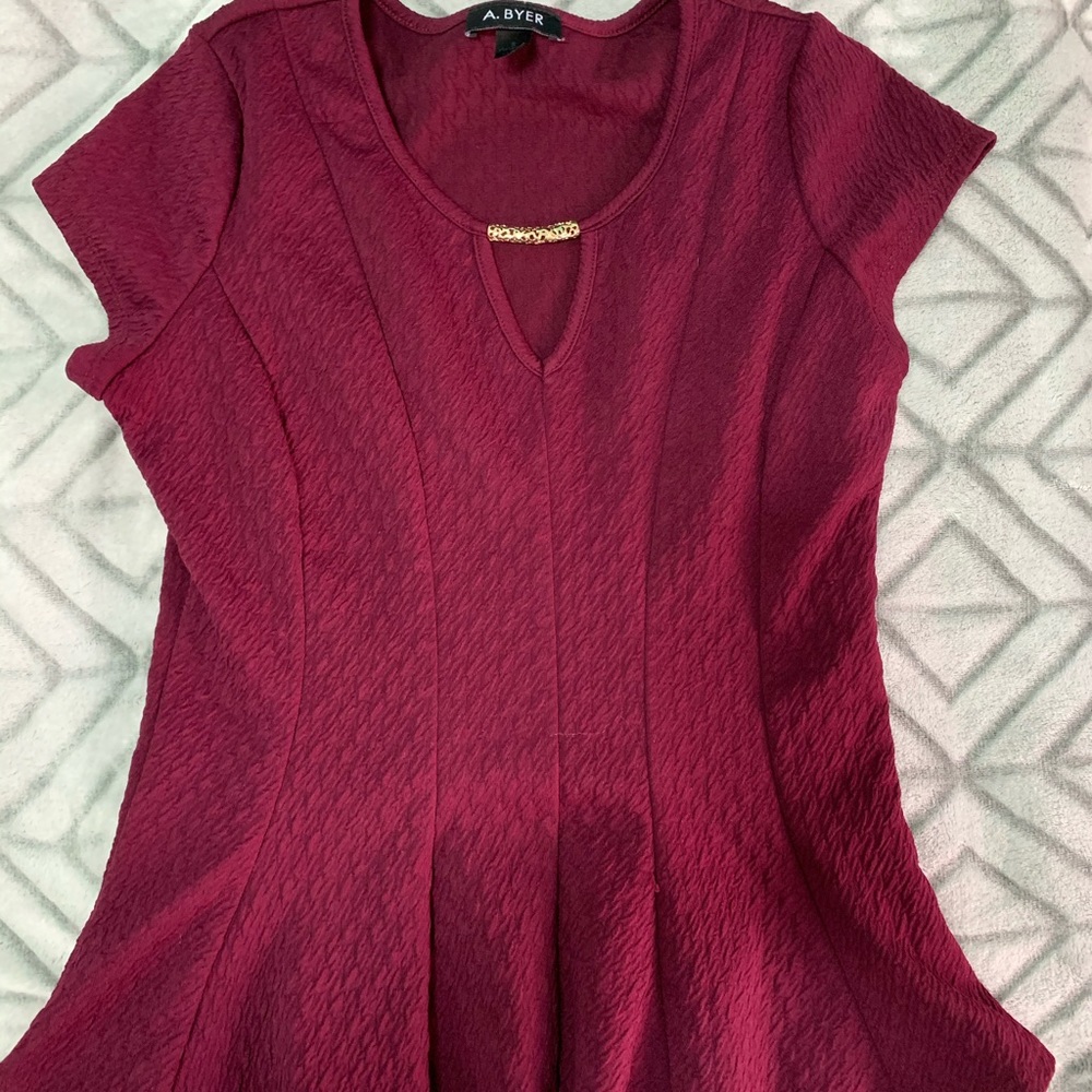 Women’s maroon/red blouse size Small